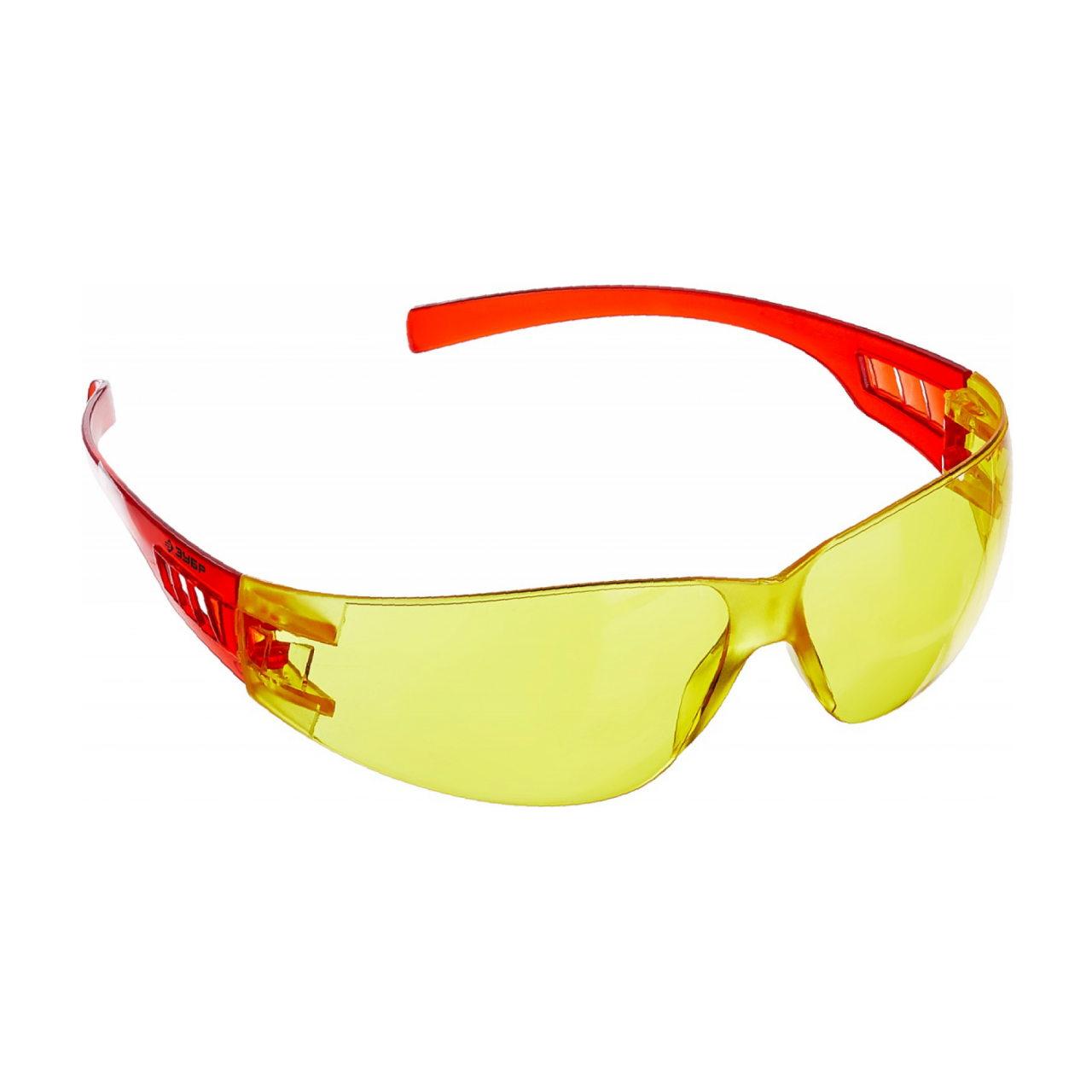 Защитные очки ЗУБР открытого типа, широкая монолинза, облегчённые, (110326)